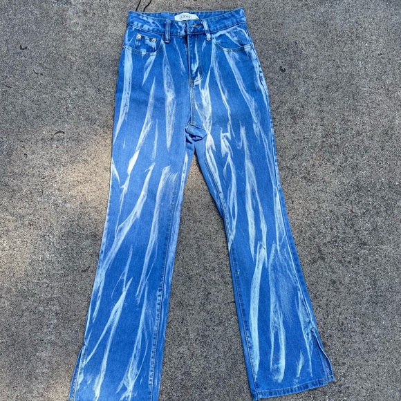 Cider bleach striped jeans - Picture 1 of 4
